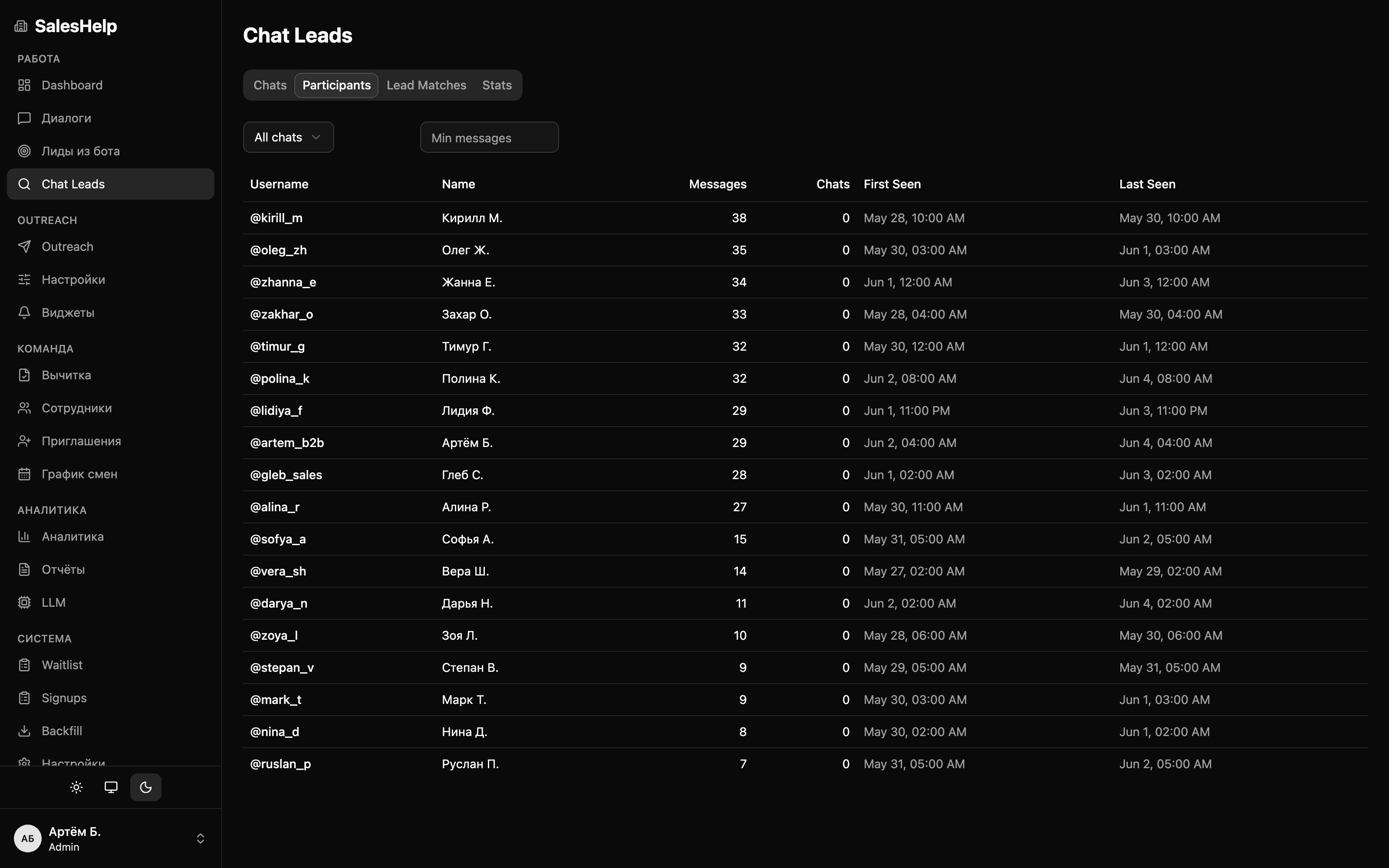 Chat Leads