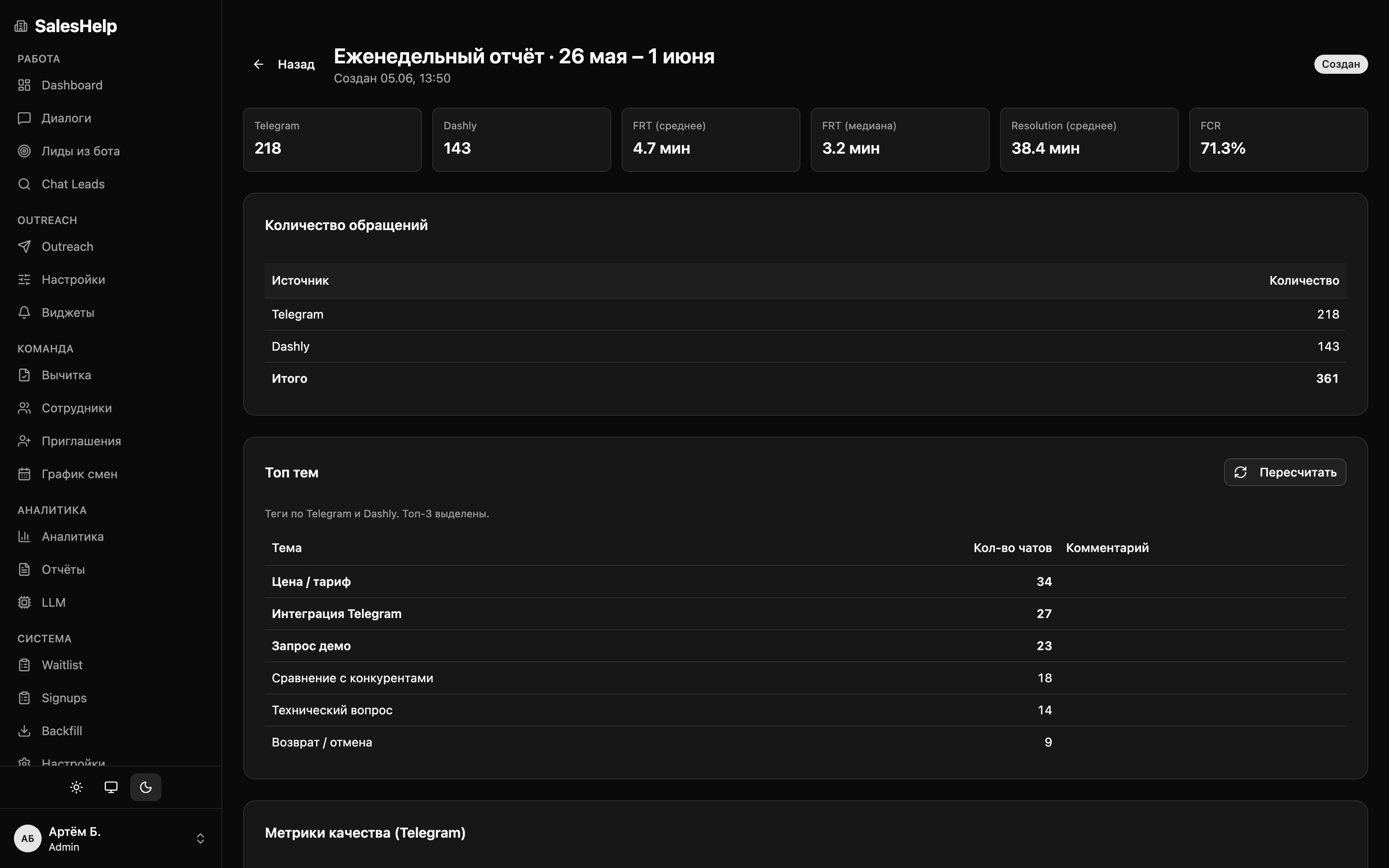 Weekly Report